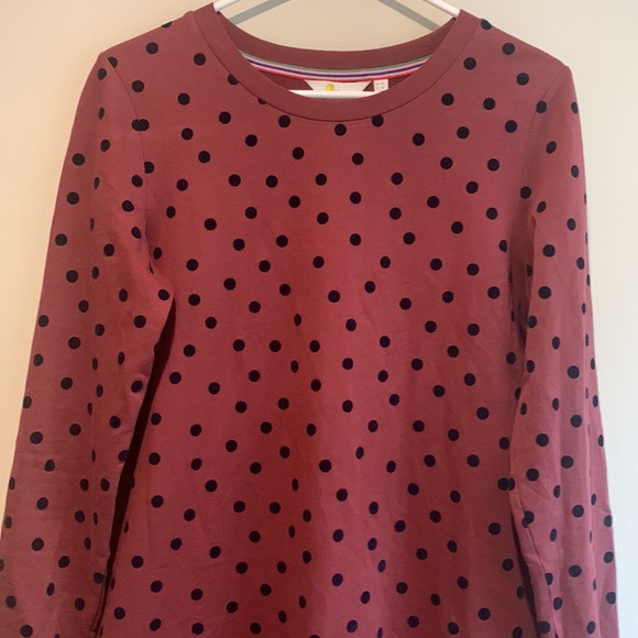 Boden Polka Dot Shirt Dress - Super soft material- So cute - Picture 2 of 5